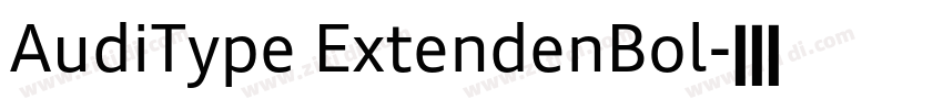 AudiType ExtendenBol字体转换 AudiType ExtendenBol字体转换